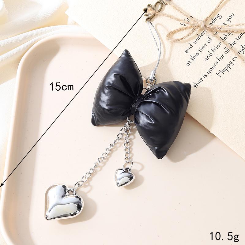 Creatieve Parel Strik Hanger Sleutelhanger: Prachtig Cadeau Accessoire voor Tas of Telefoonhoesje