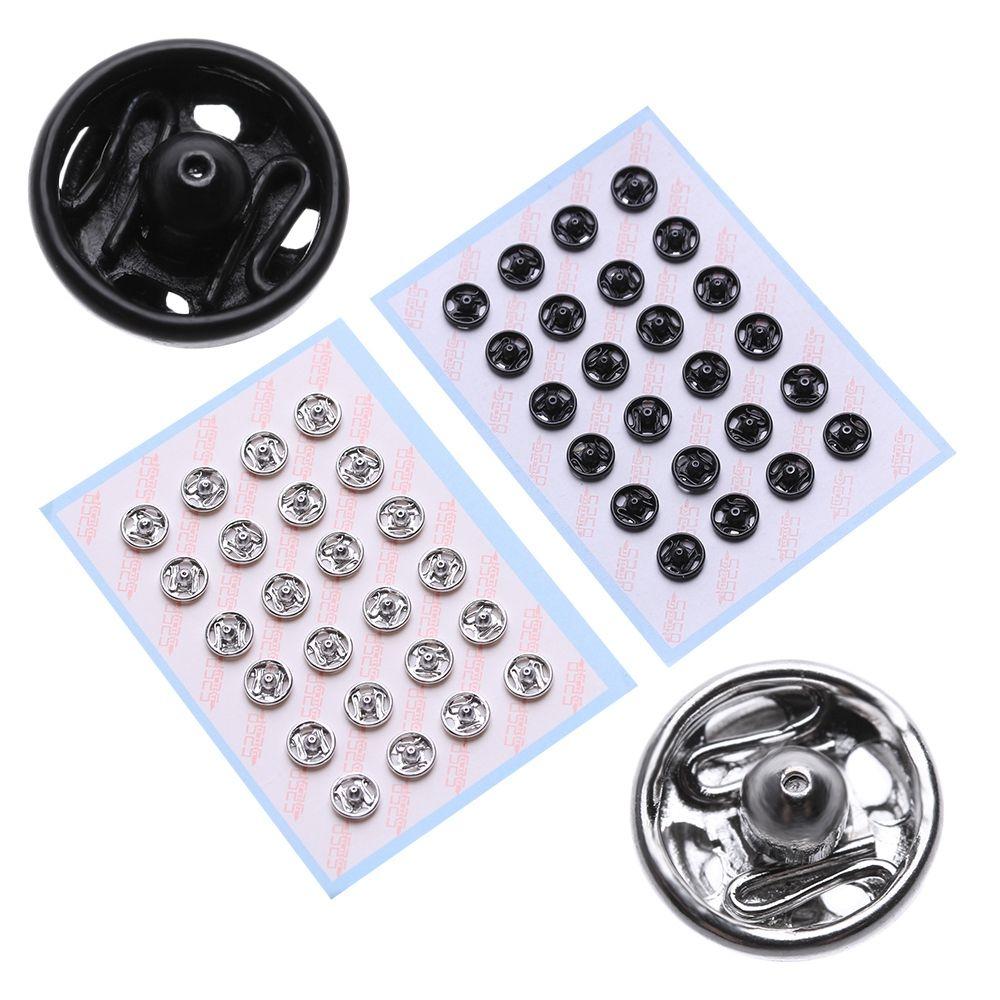 Miniatuur Onzichtbare Drukker DIY Poppenkleding Kleding Naaiontsluiting Metalen Sluitingen Mini Knoppen