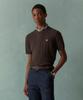 BROOKS BROTHERS Cotton Cable Crew Neck Short Sleeve Sweater (Brown) (Bbwrmog203)