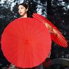 20/30/40/60/85CM Colorful Paper Umbrella Chinese Style DIY Crafts Decorative Oil-paper Painting Umbrella Bamboo Handle Oriental Parasol Party Favors