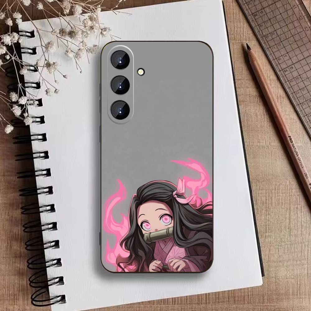 Nezuko S-Kamado Phone Case For Samsung Galaxy A73,A72,A71,A70,A52,A51 Others Soft Black Cover