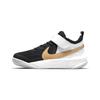 Team Hustle D10 PS Black White Metallic Gold Kids Sneakers Photon-Dust CW6736-002