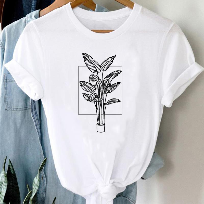 (Taille asiatique) T-shirt manches courtes femme, vêtement décontracté, à la mode, avec image d'amour, de vacances, de plage, imprimé