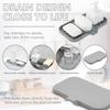 Kitchen Sink Organizer: Silicone Faucet Mat For Soap Dispenser, Waterproof Countertop Storage Tray, Sink Splash Guard Pad