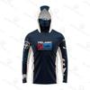 Men's Fishing Suit with Mask, Quick-drying Breathable Sunscreen, Long-sleeved Hooded Sea Fishing Suit