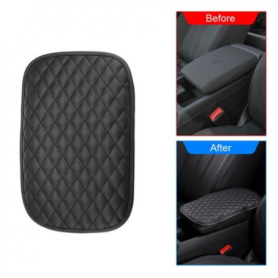 Universal Auto Armlehne Kissen Abdeckung Mittelkonsole Box Pad Leder Schutz