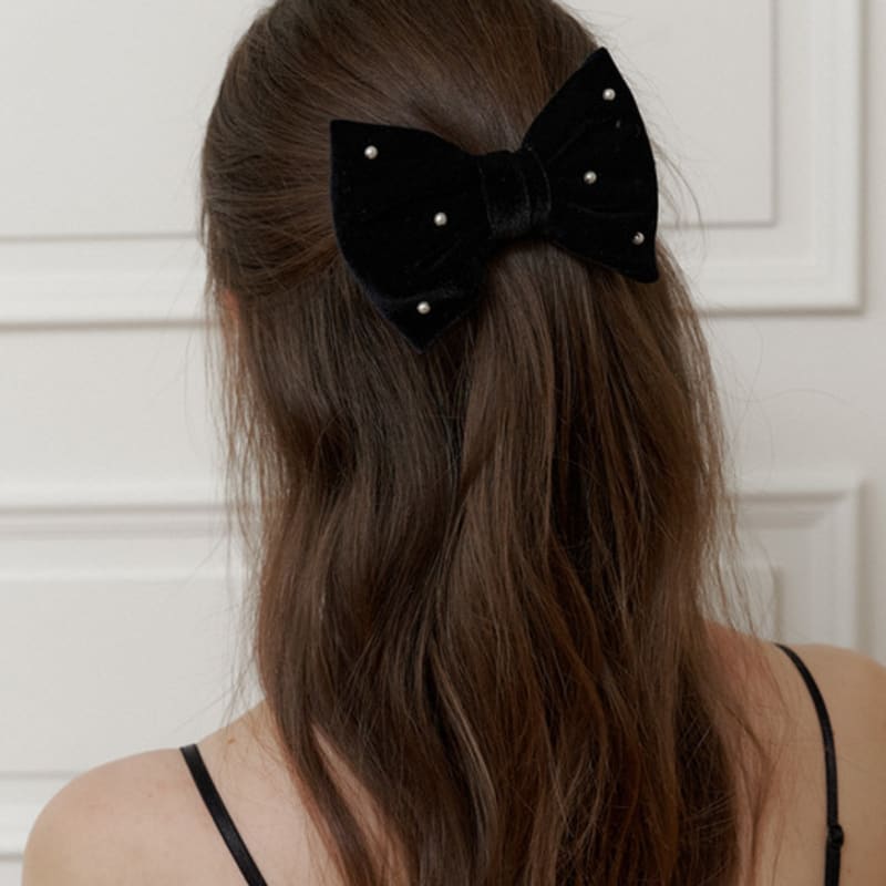 KINDABABY Adorable Pearl Velvet Ribbon