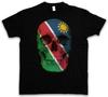 CLASSIC NAMIBIA SKULL FLAG T-Shirt Mens Womens Tees Top - Schädel Banner Fahne Biker MC