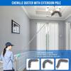4-Piece Set of Household Electrostatic Dust Dusters, Extendable Feather Duster, Retractable Dust Brush, Dust Duster for High Ceilings, Fans, Spider W