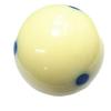Cue Ball Resin Large Size Pool Training Cue Ball Replacement for Billiard Pool Table Accessories Blue Dot
