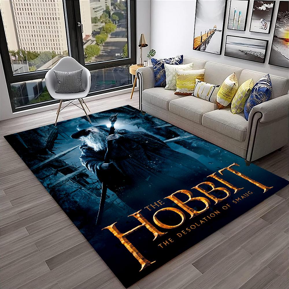 Movie L-Lord of The Rings H-Hobbit Area Rug,Carpet for Home Living Room Bedroom Sofa Doormat Decor,kids Play Non-slip Floor Mat