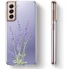 Vintage Sonnenblume Lavendel Blätter Blume Telefon Fall Für Samsung Galaxy S23 S22 Ultra S20 S21 FE 5G S10 S10E S9 S8 Plus 4G Abdeckung