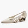 Chaussures à enfiler françaises peu profondes à bout enveloppé et petit talon bas pour femmes, été nouveau, bout pointu, petit talon haut, chaussures simples