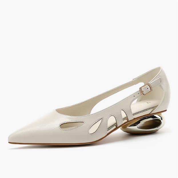 Chaussures à enfiler françaises peu profondes à bout enveloppé et petit talon bas pour femmes, été nouveau, bout pointu, petit talon haut, chaussures simples