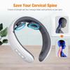 Massageador Elétrico de Pulso para Pescoço e Ombro Amassamento 2 Cabeças Pulso TENS EMS Aquecimento Relaxamento da Vértebra Cervical Alívio da Dor Massagem