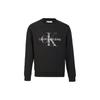 Letter Number Crew Neck Pullover Long Sleeve Sweatshirt Men Sweatshirt Black J30J319365-BEH