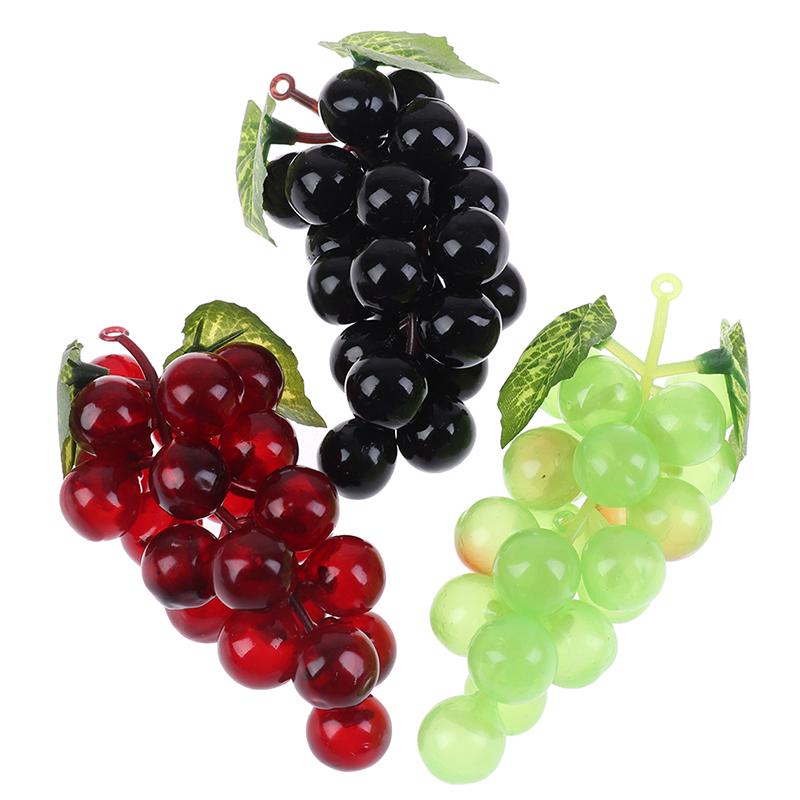 Echte künstliche Früchte, Trauben, Kunststoff, für Zuhause, Garten, Hochzeit, Party, Dekoration