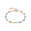 Armband - Luxenter - Xolau - Weiße Perlmutt - 18 Karat Gold-Finish - 16 cm + 3 cm Verlängerung