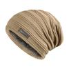 Promoção Quente Chapéu de Moda Unissex Gorro Forrado com Pelo Mantenha-se Aquecido Chapéu de Inverno Gorro de Tricô Grosso e Macio para Homem e Mulher