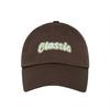 LOLONG CLASSIC NEEDLEPOINT HAT - BROWN