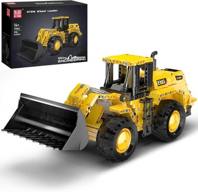 Mould King 17084 Wheel Loader Building Blocks Static Model (910 Pieces) for Adults, Precision Model, Assembly Kit, Construction Vehicle, DIY Model,