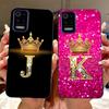 For LG K52 2020 Case LM-K520 New Fashion Crown Letters Cover Soft Silicone Phone Case For LG K62 LM-K525 K 52 LGK52 LGK62 Fundas