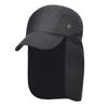 New Solid Couple Baseball Cap Retro Casual Hip Hop Gorras with Neck Protection Shawl Breathable Trucker Cap Unisex