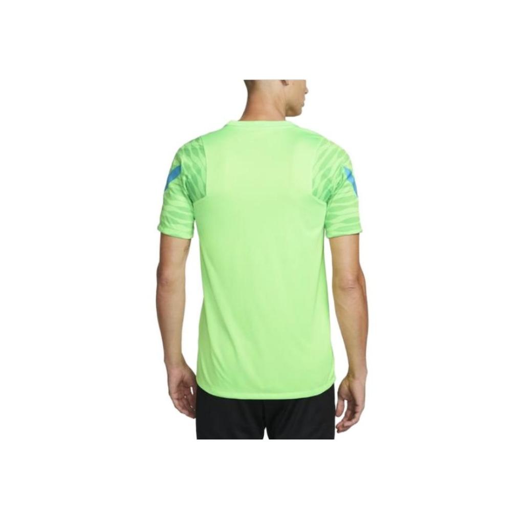 Nike Inter Milan Fotball Trenings T-skjorte med Kort Erme og Merkelogo Trykk Herre Topper Grønn DB6915-302