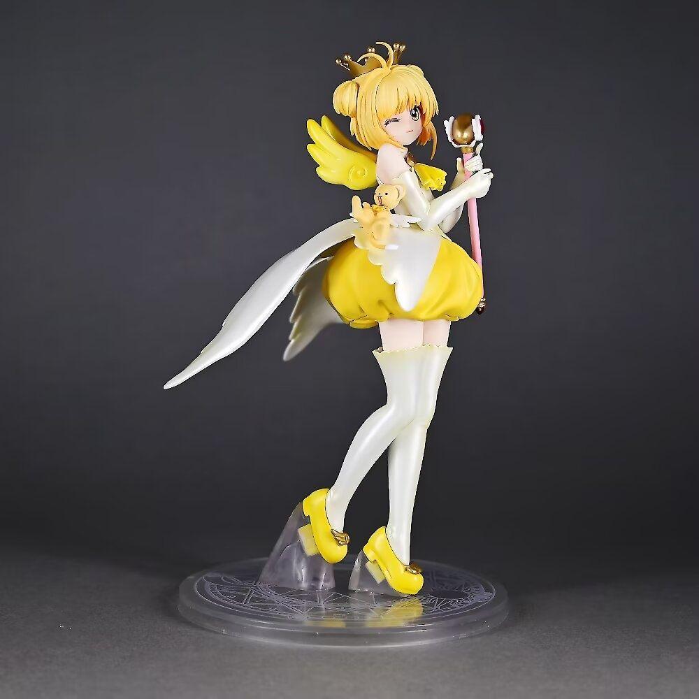 Kids Birthday Gifts Anime Card Captor Figure Kinomoto Sakura Figures Action Models Statue Collection Doll Toys Desk Decoration