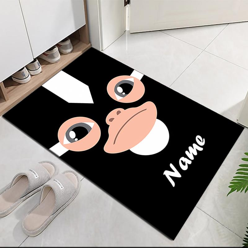 Custom Name Gremlins Printed Carpet, for Office Chair Living Room Bedroom Kitchen Room Decor Gifts.