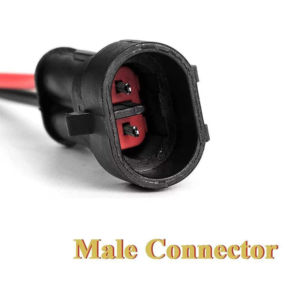 1/5Pairs Waterproof 2 Pin Connector 20-16AWG Quick Disconnect Electrical Wire Connector Male Female Way Harness Plug Kit