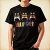 Ally Cat Rainbow LGBT Pride Flag Gay Pride Month 2025 Unisex T-Shirt