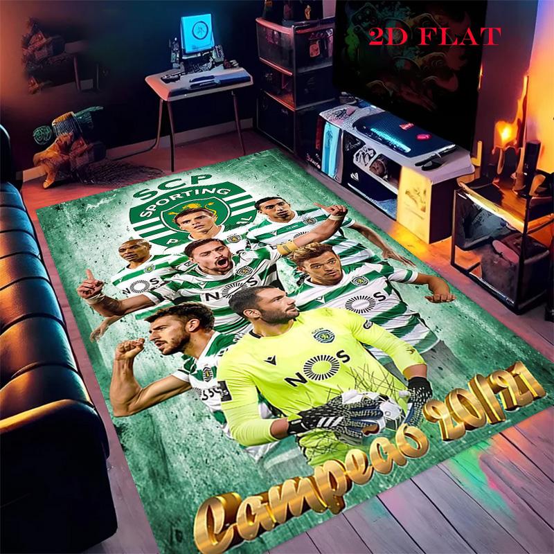 Sporting CP Carpet Rug for Living Room Bedroom Home Sofa Decoration,Kids Play Nonslip Floor Mat