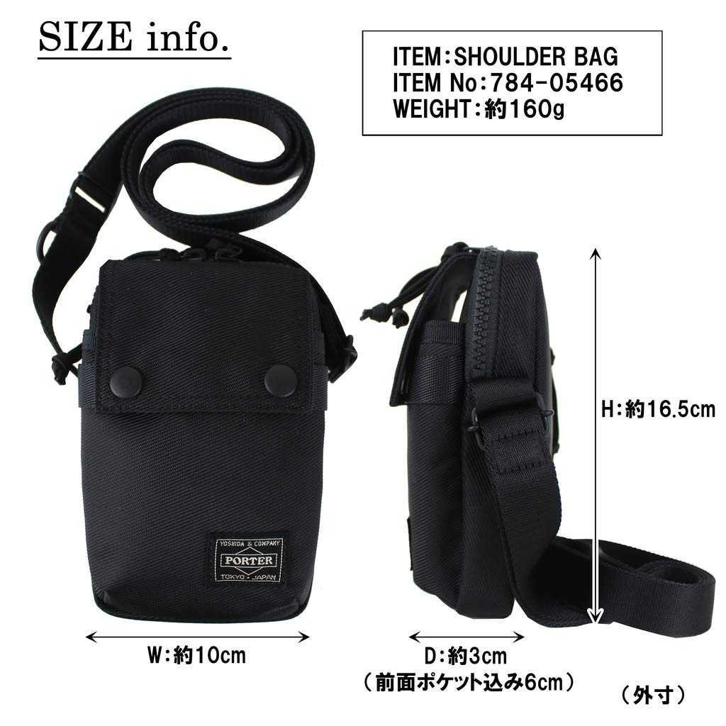 Porter UNIT Shoulder Bag [PORTER] 784-05466 Black/10