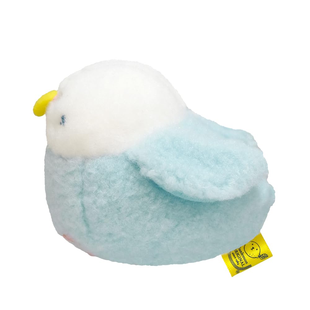 Sunlemon Powabiyori Parakeet Blue S 9 X 8.5 X 10cm Plush Animal P-8742