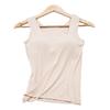 Damen-Sportweste mit U-Ausschnitt, einfarbig, ärmellos, Modal-Tanktop