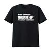 With Enough Thrust Pigs Fly Just Fine Funny Science T Shirt Vintage Washed Versatile Comfortable Top For Everyday Wear