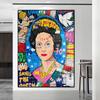 Pop-Art Královna Alžběta olejomalba Royal City Wall Art