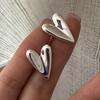 Oorbellen Voor Dames Trendy Simpel Hart Oorbel Sieraden Voorkom Allergie Feest Accessoires