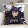 Trendy Tthe Eminence in Shadowew Cushion Cover Soft  EasyWash Pillow Case  Versatile for Couch Bed Travel and Office
