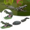 Y5JC Realistic Floating Alligators Decoys Garden Statues Floating Alligators Decoys