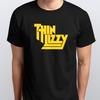 Thin Lizzy Heavy Metal Rockband T-SHIRT färger Svart