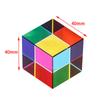 40mm 1.57 Inches Color Cube Prism Three Primary Colors Popular Science Optical Experiment Educational Toys Home Neocubes Toy