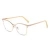 95783 Metal Eyebrow Trendy Anti-Blue Flat Mirror, New Spice Girl Ins Wind Street Shot Glasses Frame