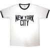 New York City T-Shirt Text Logo OFFICIAL NEW
