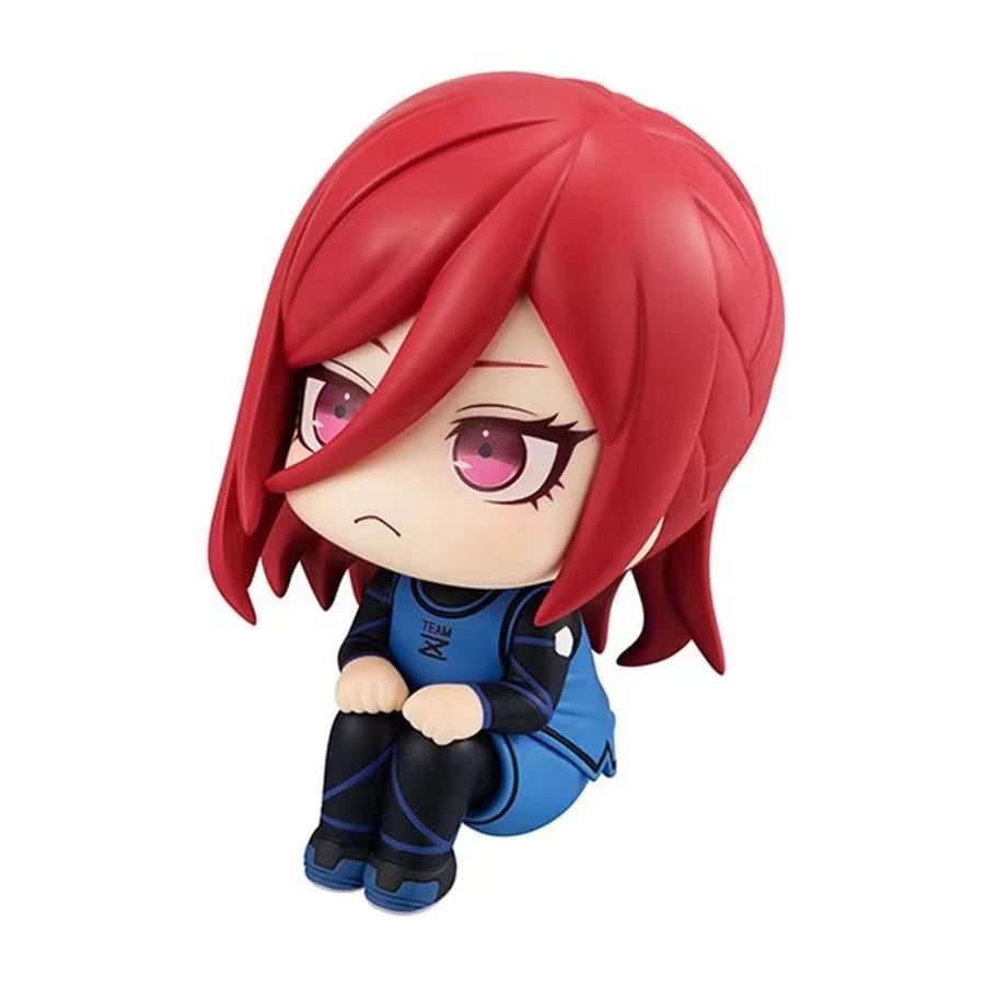 10cm Blue Lock Anime Figure Look Up Isagi Yoichi/Nagi Seishiro Action Figure Bachira Meguru Figurine Collection Model Doll Toys
