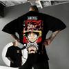 One Piece Luffy Zoro T Shirt Men Women Anime Graphic Tee Cotton Short Sleeve Tee Y2k 2026 Summer Trendy Casual Tops Streetwear