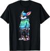 Cool Bunny Rabbit Sunglasses Easter Day For Boys  Kids T-Shirt