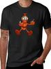 Herr Vintage 80-tal Nono the Robot & Ulysses 31 Anime T-shirt - Retro Kortärmad Bomulls-Tee med Ikoniska Karaktärsgrafik, Maskintvättbar Casual Sh