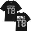 Tate McRae Tour T8 Stampa Grafica Leopardo Girocollo Maglietta Uomo Donna 100% Cotone Manica Corta T-shirt Unisex Hip-hop Top Estivi
